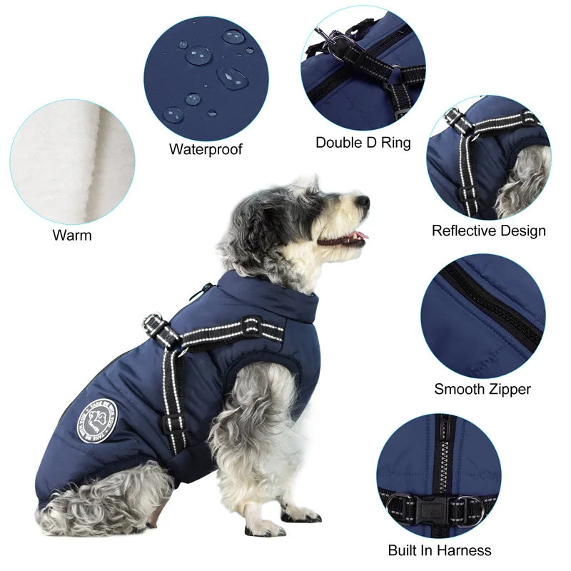 Dog Waterproof Winter Jacket