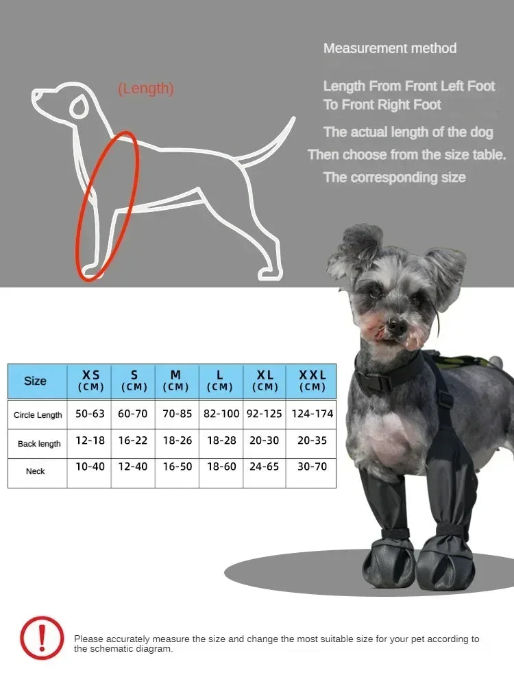 Pet Dog Shoes Waterproof Adjustable Dog Boots Rain Day Pet Breathbale Shoes for Outdoor Walking Soft French Bulldog Paws Protec