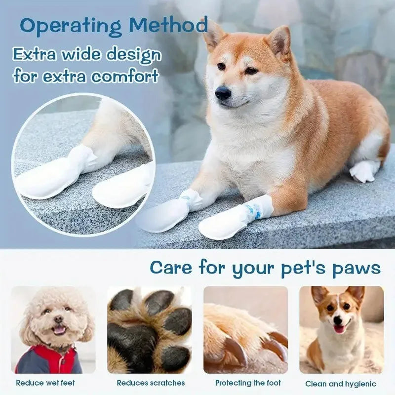 Dog Disposable Foot Cover Dirt Resistant