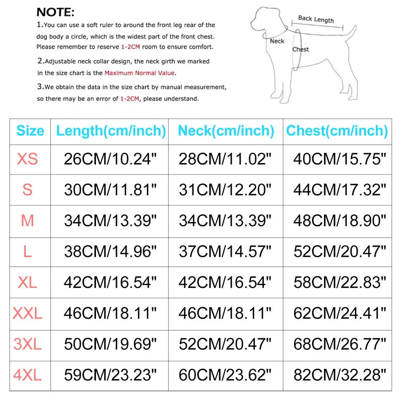 Dog Waterproof Winter Jacket